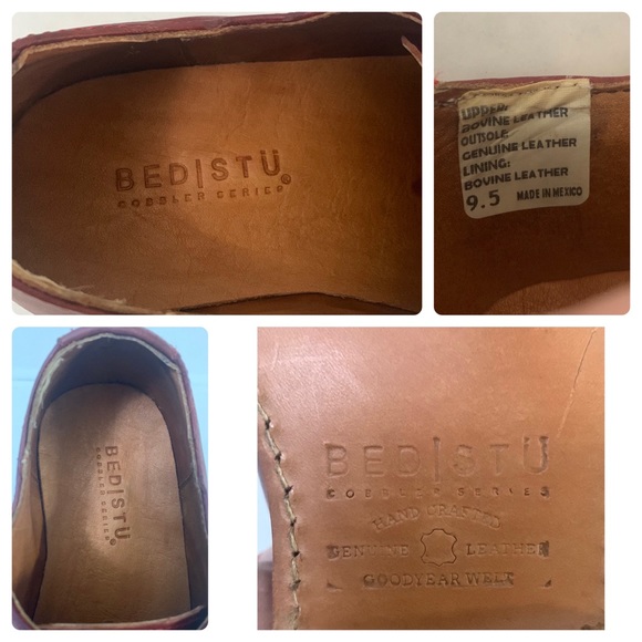 BED STU Cobbler Series, Hand Crafted Bovine Leather, Lace Up Shoes/EUC - Picture 7 of 16